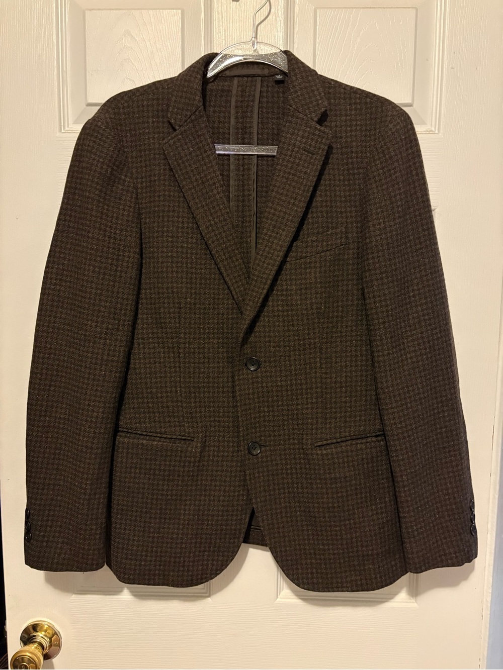 Uniqlo Wool Houndstooth Blazer